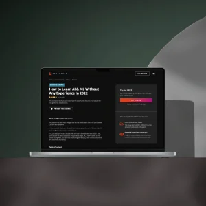 Technology Course Sales Landing Page - Elementor Page Template